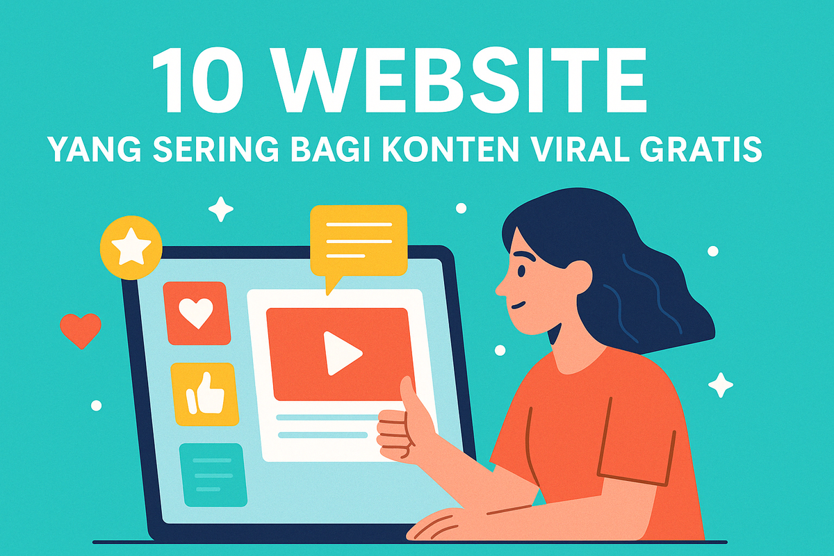 10 Website yang Sering Bagi Konten Viral Gratis
