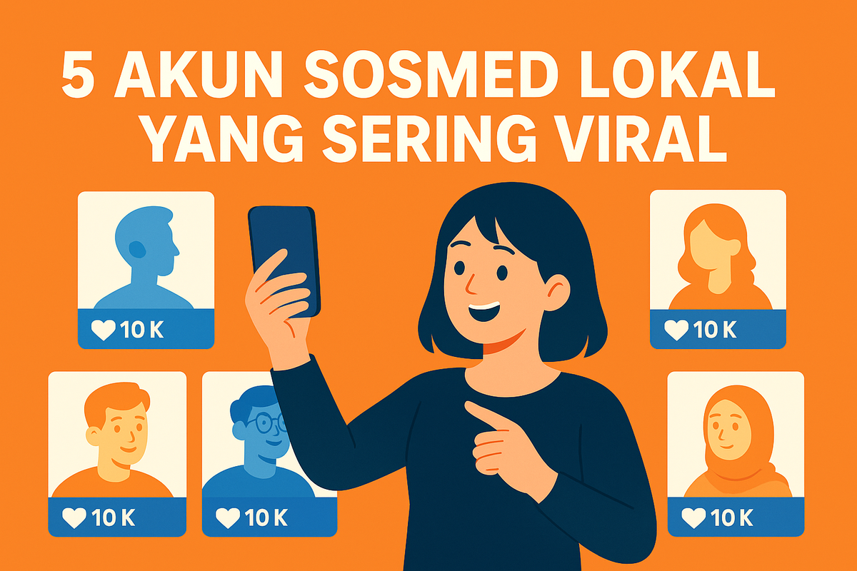 5 Akun Sosmed Lokal yang Sering Viral