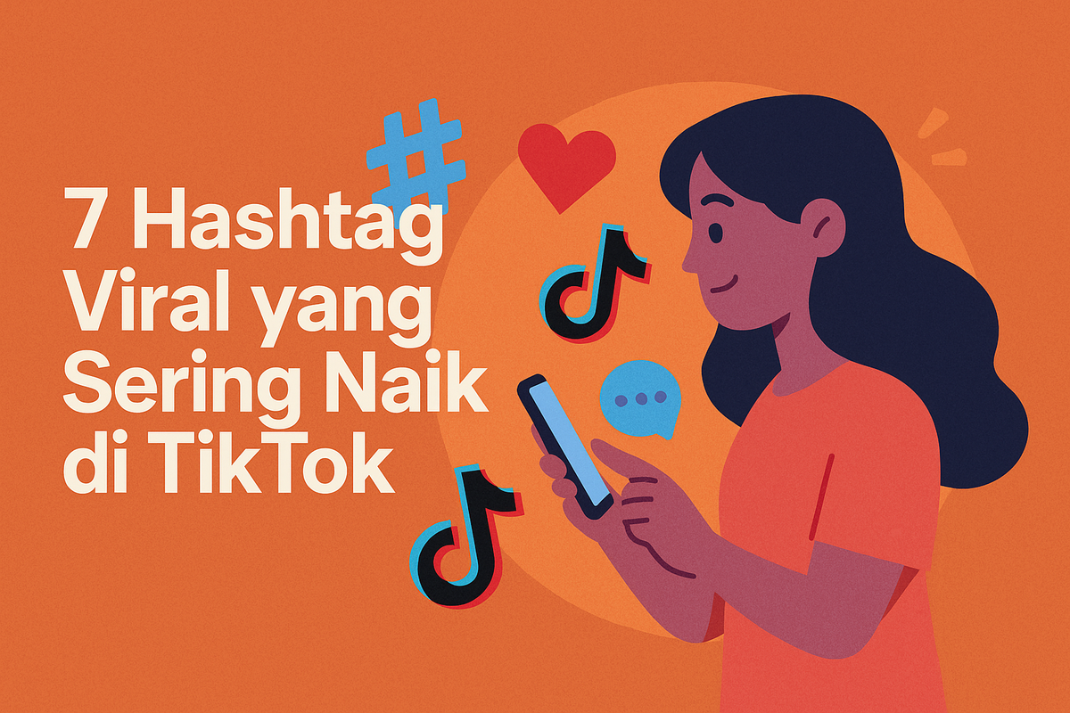 7 Hashtag Viral yang Sering Naik di TikTok