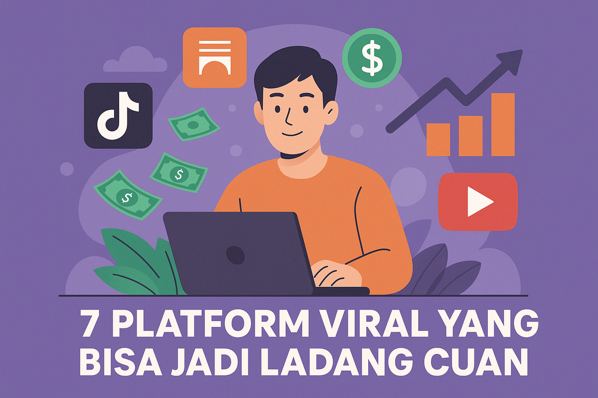 7 Platform Viral yang Bisa Jadi Ladang Cuan di 2025