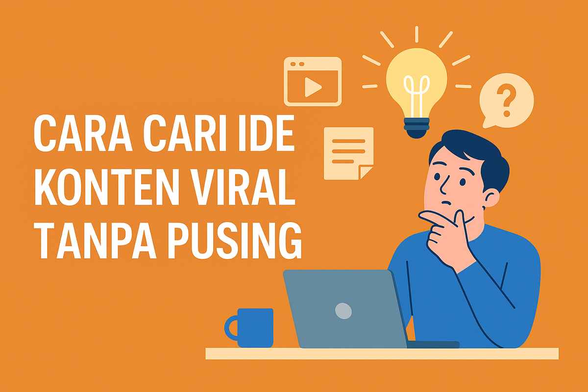 Cara Cari Ide Konten Viral Tanpa Pusing