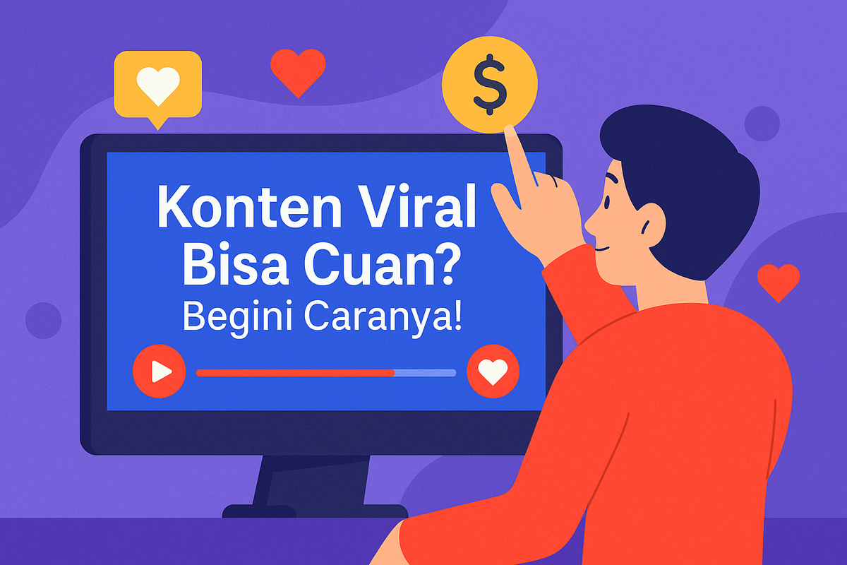 Konten Viral Bisa Cuan? Begini Caranya!