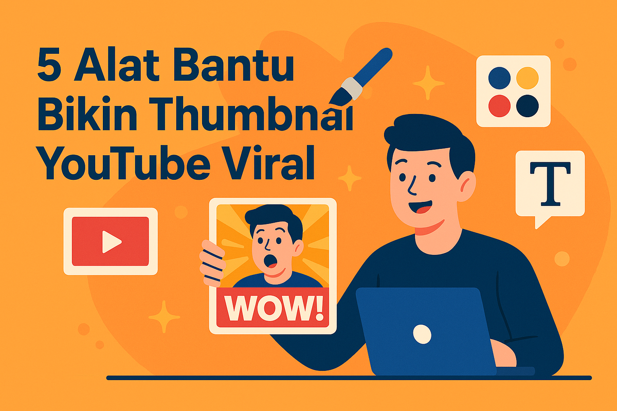 5 Alat Bantu Bikin Thumbnail YouTube Viral