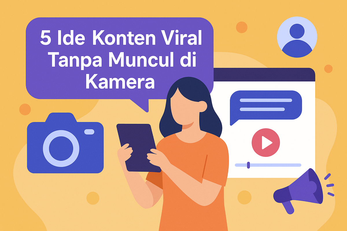 5 Ide Konten Viral Tanpa Muncul di Kamera