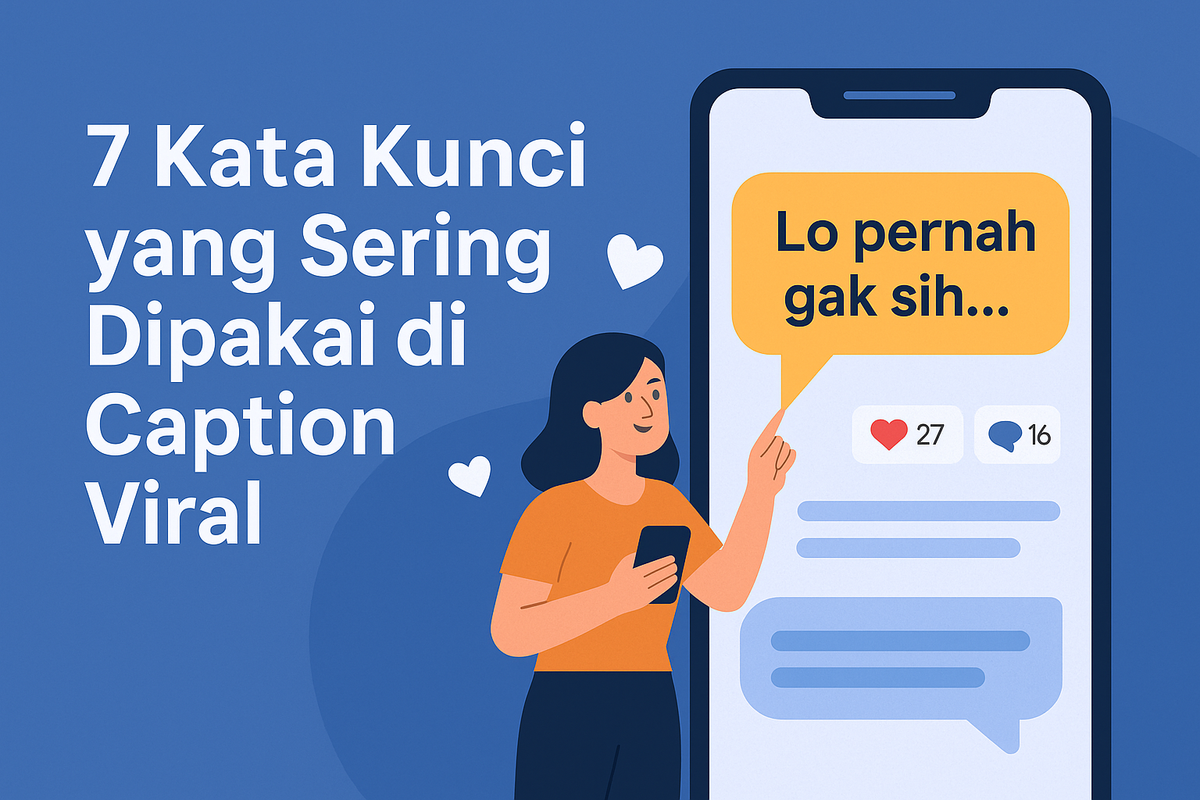 7 Kata Kunci yang Sering Dipakai di Caption Viral
