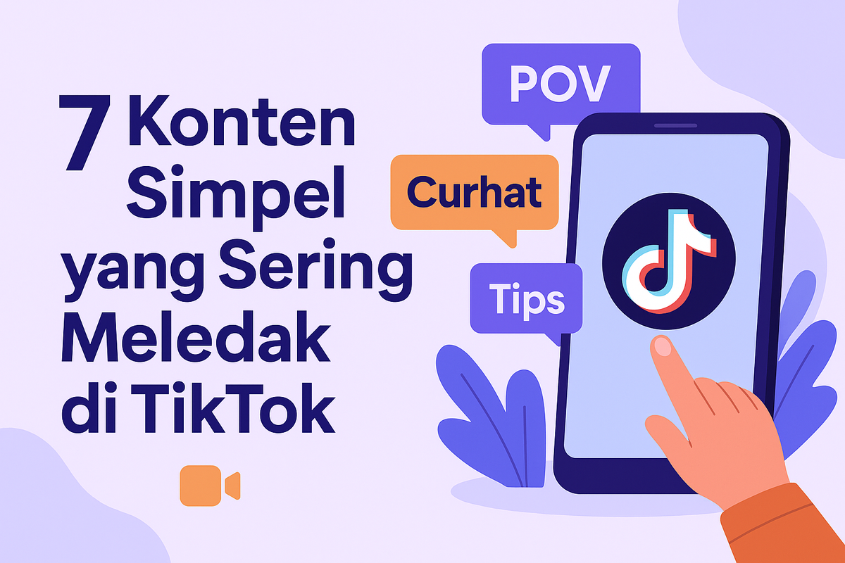 7 Konten Simpel yang Sering Meledak di TikTok