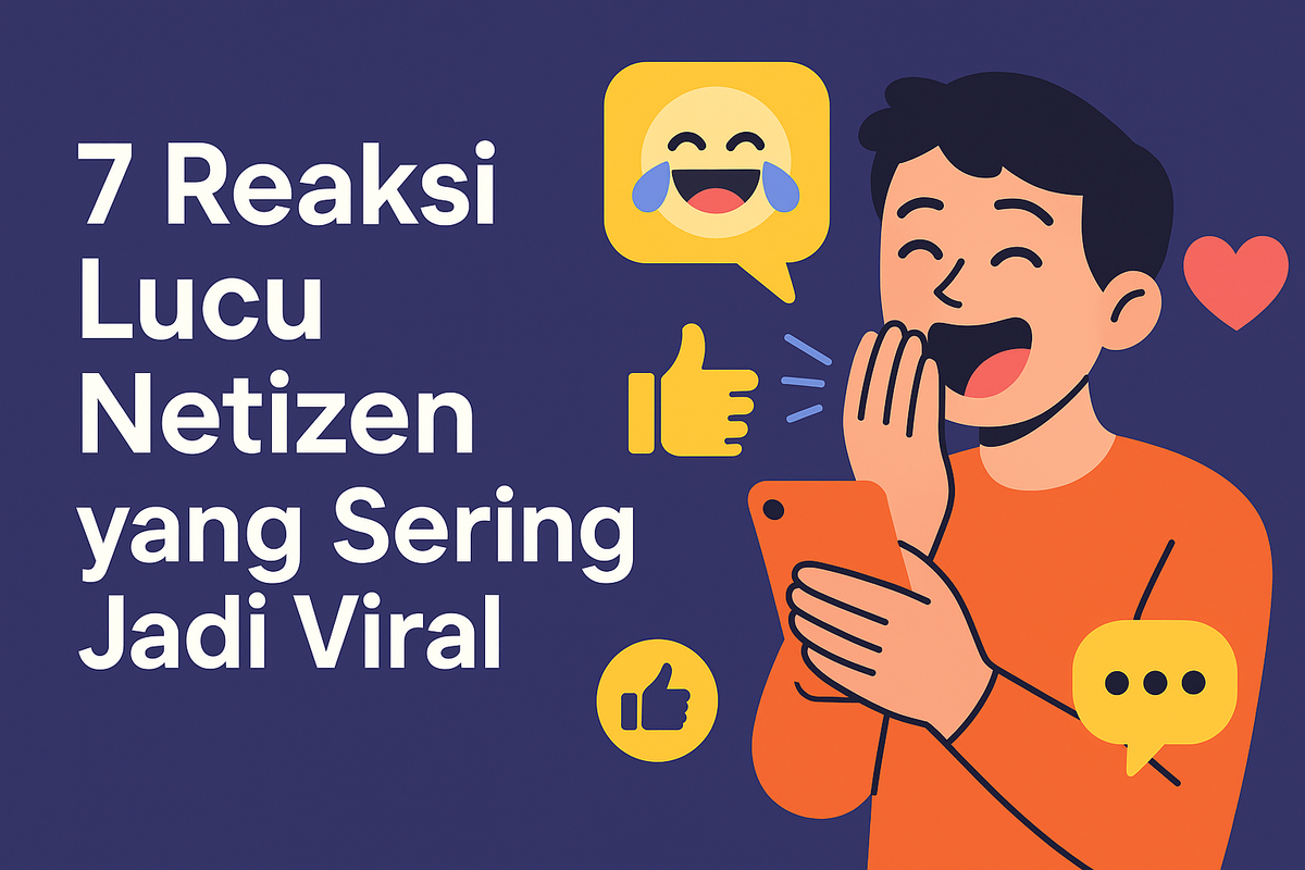 7 Reaksi Lucu Netizen yang Sering Jadi Viral