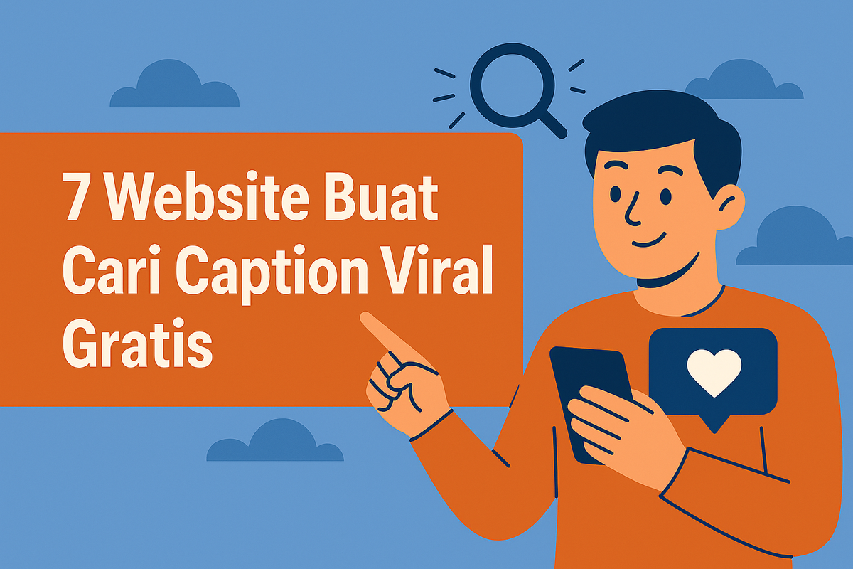 7 Website Buat Cari Caption Viral Gratis