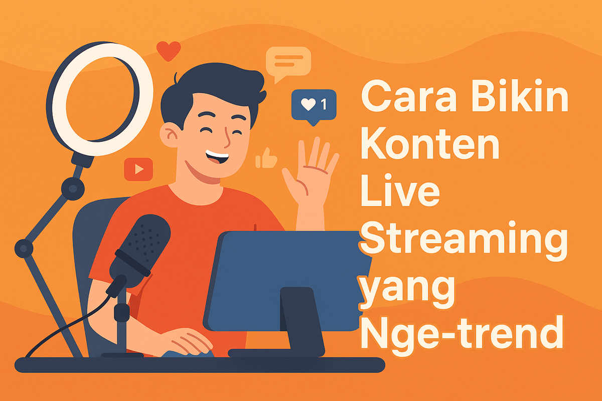 Cara Bikin Konten Live Streaming yang Nge-trend