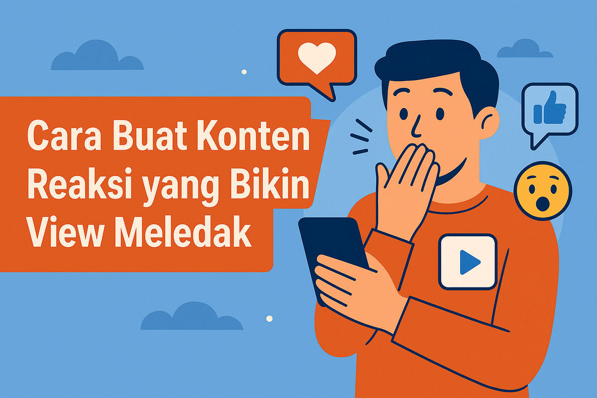 Cara Buat Konten Reaksi yang Bikin View Meledak
