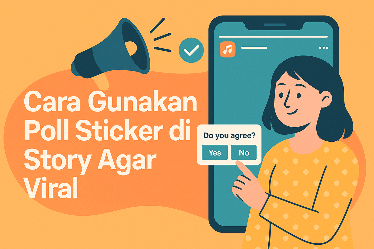 Cara Gunakan Poll Sticker di Story Agar Viral