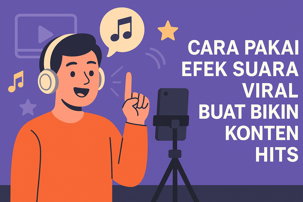 Cara Pakai Efek Suara Viral Buat Bikin Konten Hits