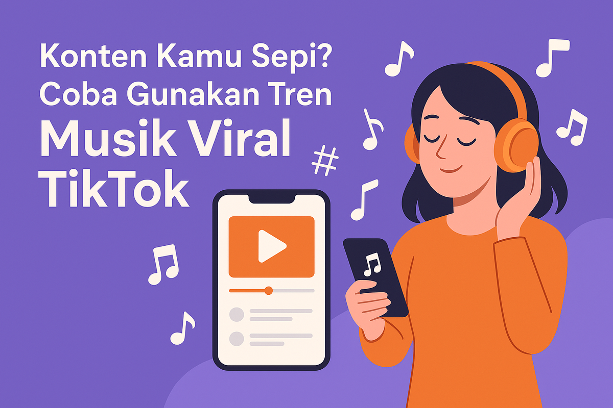 Konten Kamu Sepi? Coba Gunakan Tren Musik Viral