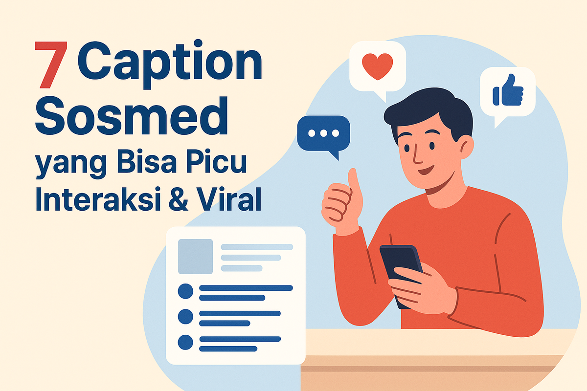 7 Caption Sosmed yang Bisa Picu Interaksi & Viral
